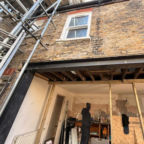 Structural reinforcement works in Tottenham, photo 2