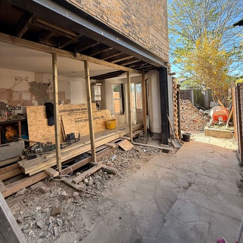 Structural reinforcement works in Tottenham, photo 1